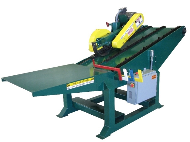 Single End Power Feed Trim Saws | Pallet Recycling, Recovery &amp; Repair